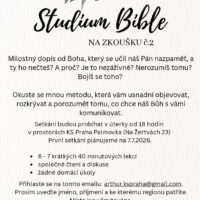 Studium Bible na zkoušku